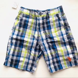 Boys Plaid Shorts NWT